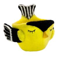 Goldfinch Sleepy Bird Felt Pot-DZI502034